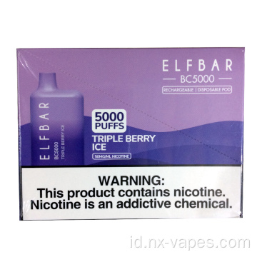 BAR ELF VAPE DISCHOBLE asli 5000 di dekat saya